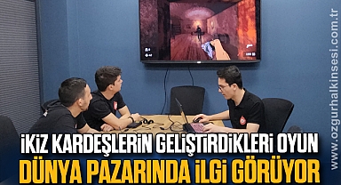 İkiz kardeşlerin geliştirdikleri oyun, dünya pazarında ilgi görüyor
