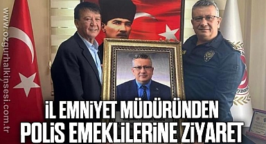 İl Emniyet Müdüründen Polis emeklilerine ziyaret