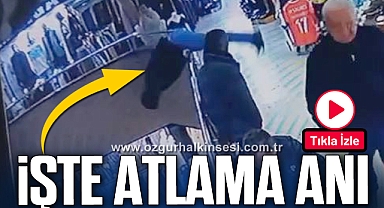 İşte atlama anı