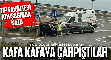 Kafa kafaya çarpıştılar