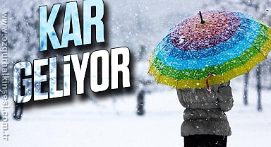 KAR GELİYOR