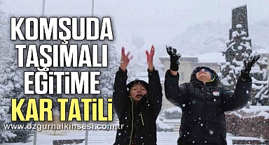 Karabük'te taşımalı eğitime kar tatili