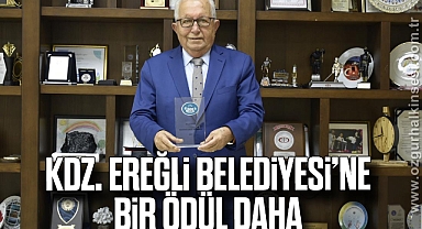 KDZ. EREĞLİ BELEDİYESİ’NE BİR ÖDÜL DAHA