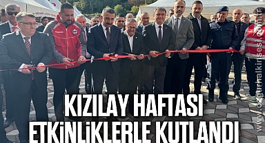Kızılay haftası etkinliklerle kutlandı