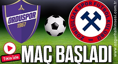 Maç başladı