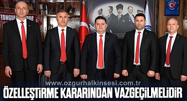 “MADEN İŞÇİLERİNİN BAŞLATTIĞI EYLEMİN YANINDAYIZ”