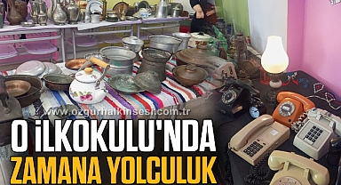 O İLKOKULU'NDA ZAMANA YOLCULUK