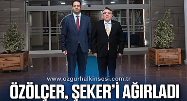 Şeker’den Rektör Özölçer’e Ziyaret