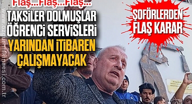 Şoförlerden flaş karar!