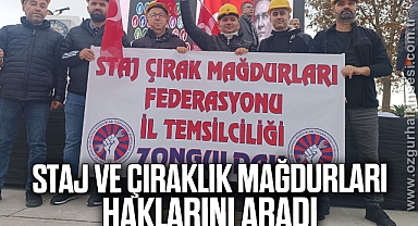 Staj ve Çıraklık Mağdurları Haklarını Aradı