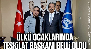 Ülkü Ocaklarında Teşkilat Başkanı belli oldu