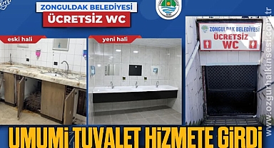 Umumi tuvalet hizmete girdi