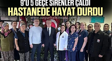 Zonguldak Atatürk Devlet Hastanesi’nde 09.05’e geçe hayat durdu