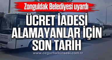 Zonguldak Belediyesi uyardı