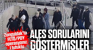 Zonguldak'ta FETÖ/PDY operasyonu; 1 tutuklu