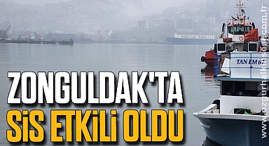 Zonguldak'ta sis etkili oldu