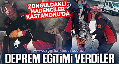 ZONGULDAKLI MADENCİLER KASTAMONU’DA