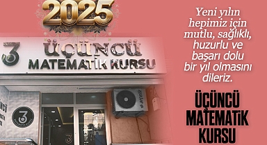 3. MATEMATİK KURSU YENİ YILI KUTLADI