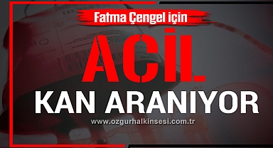 Acil kan ihtiyacı!