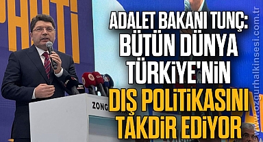 Adalet Bakanı Tunç: