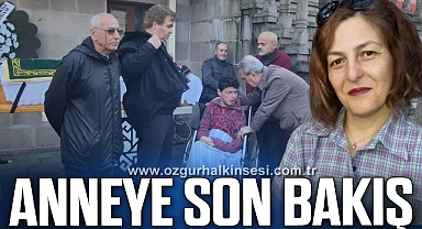 Annesinin tabutuna son bakışı yürekleri dağladı