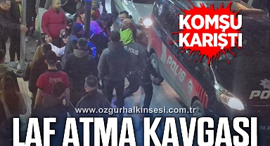 Bartın'da laf atma kavgası