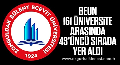 BEUN 161 Üniversite Arasında 43’üncü Sırada Yer Aldı