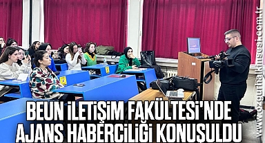 BEUN İletişim Fakültesi'nde ajans haberciliği konuşuldu