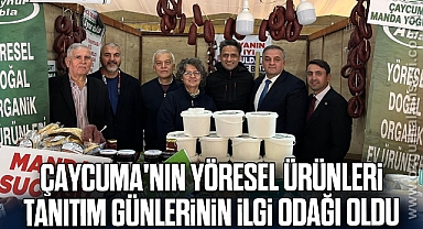 Çaycuma'nın yöresel ürünleri, tanıtım günlerinin ilgi odağı oldu