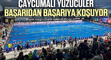 Çaycumalı yüzücüler başarıdan başarıya koşuyor
