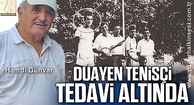 Duayen tenisçi tedavi altında