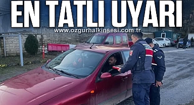 Emniyet ve Jandarmadan Sürücülere Çikolatalı Uyarı