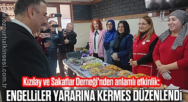 Engelliler yararına kermes düzenlendi