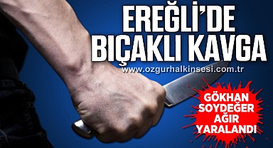Ereğli'de bıçaklı kavga