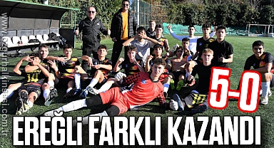 Ereğli farklı kazandı: 5-0