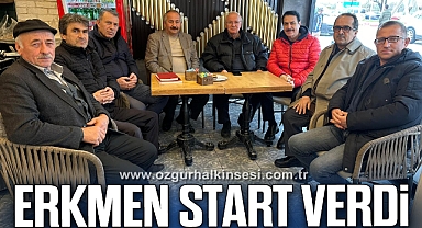 ERKMEN START VERDİ