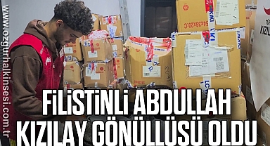 Filistinli Abdullah, Kızılay gönüllüsü oldu