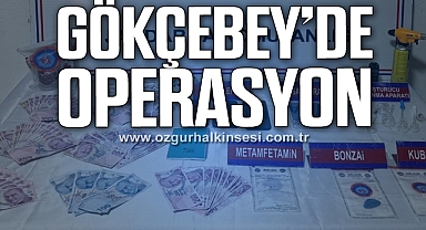 Gökçebey'de uyuşturucu operasyonu