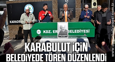 Karabulut için Belediyede Tören Düzenlendi