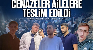 Kazada ölen gençlerin cenazeleri ailelerine teslim edildi