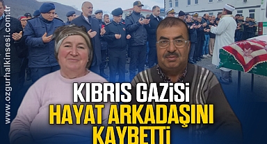 Kıbrıs Gazisi hayat arkadaşını kaybetti