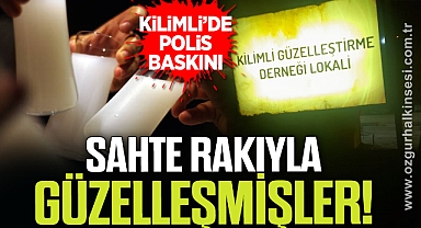 KİLİMLİ'DE POLİS BASKINI