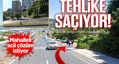 Mahalleli acil çözüm istiyor…