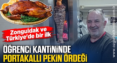 Öğrenci Kantininde Portakallı Pekin Ördeği