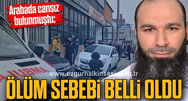 Ölüm sebebi belli oldu