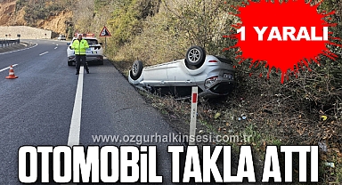 Otomobil Takla Attı: 1 yaralı