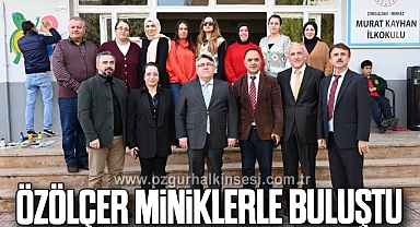 ÖZÖLÇER MİNİKLERLE BULUŞTU