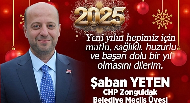 Şaban Yeten yeni yılı kutladı