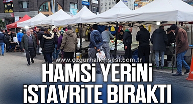 Tezgahlarda hamsinin yerini istavrit aldı