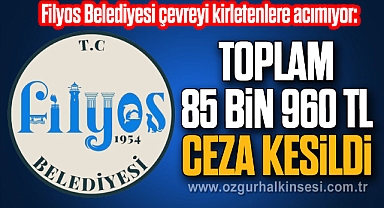 Toplam 85 bin 960 TL Ceza Kesildi